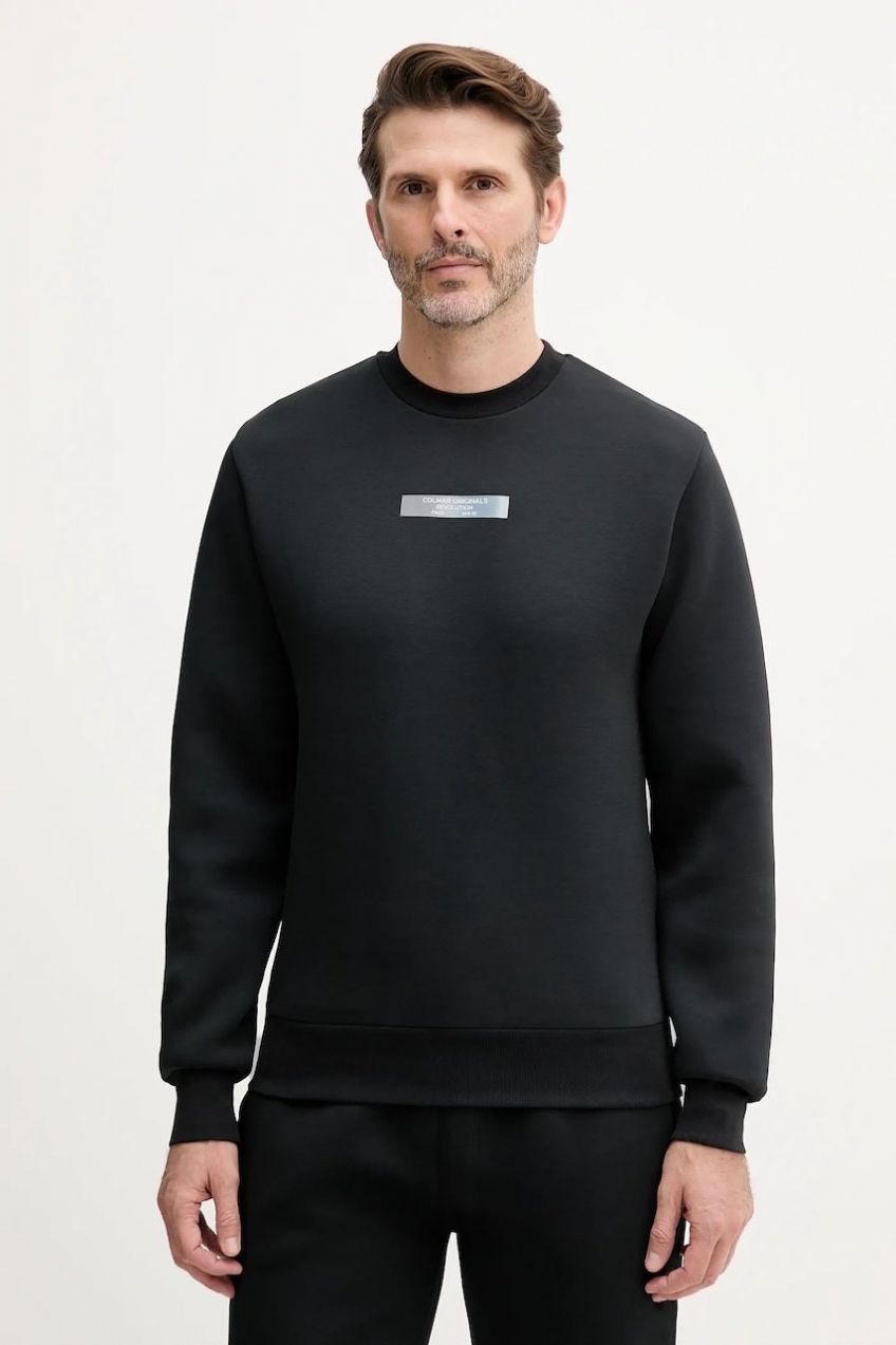 Mikina Colmar čierna farba, s potlačou, 6729.9ZK