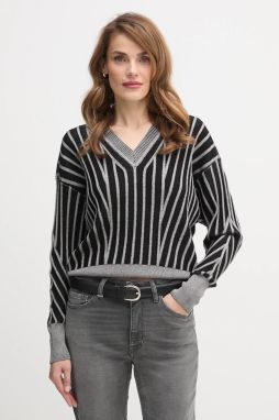 Sveter Dkny SWEATERS čierna farba, ľahký, P5MSDZ52