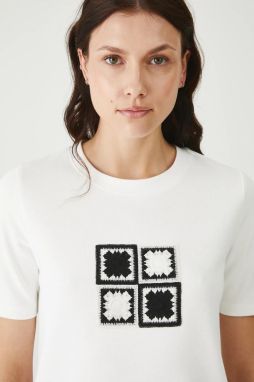 Tričko Medicine dámske, biela farba