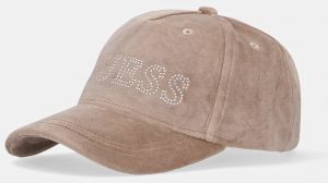 Šiltovka Guess hnedá farba, s nášivkou, V4BZ04 KBXI2