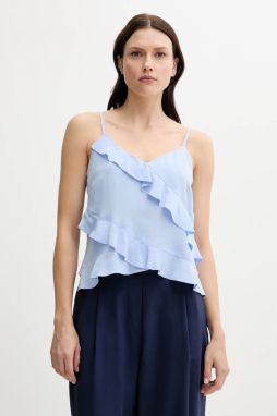 Blúzka Sisley jednofarebná, 5LNTLH01J