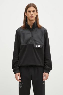 Mikina Helly Hansen pánska, čierna farba, jednofarebná