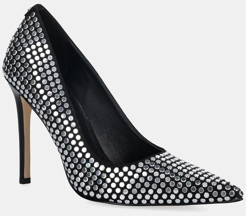 Lodičky MICHAEL Michael Kors Elyse strieborná farba, 40F5EYHP3S.001