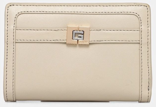 Kožená peňaženka Guess dámske, béžová farba, RW1719 P5101