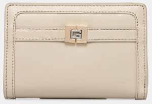 Kožená peňaženka Guess dámske, béžová farba, RW1719 P5101