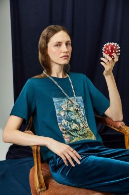 Bavlnené tričko Medicine dámske, zelená farba