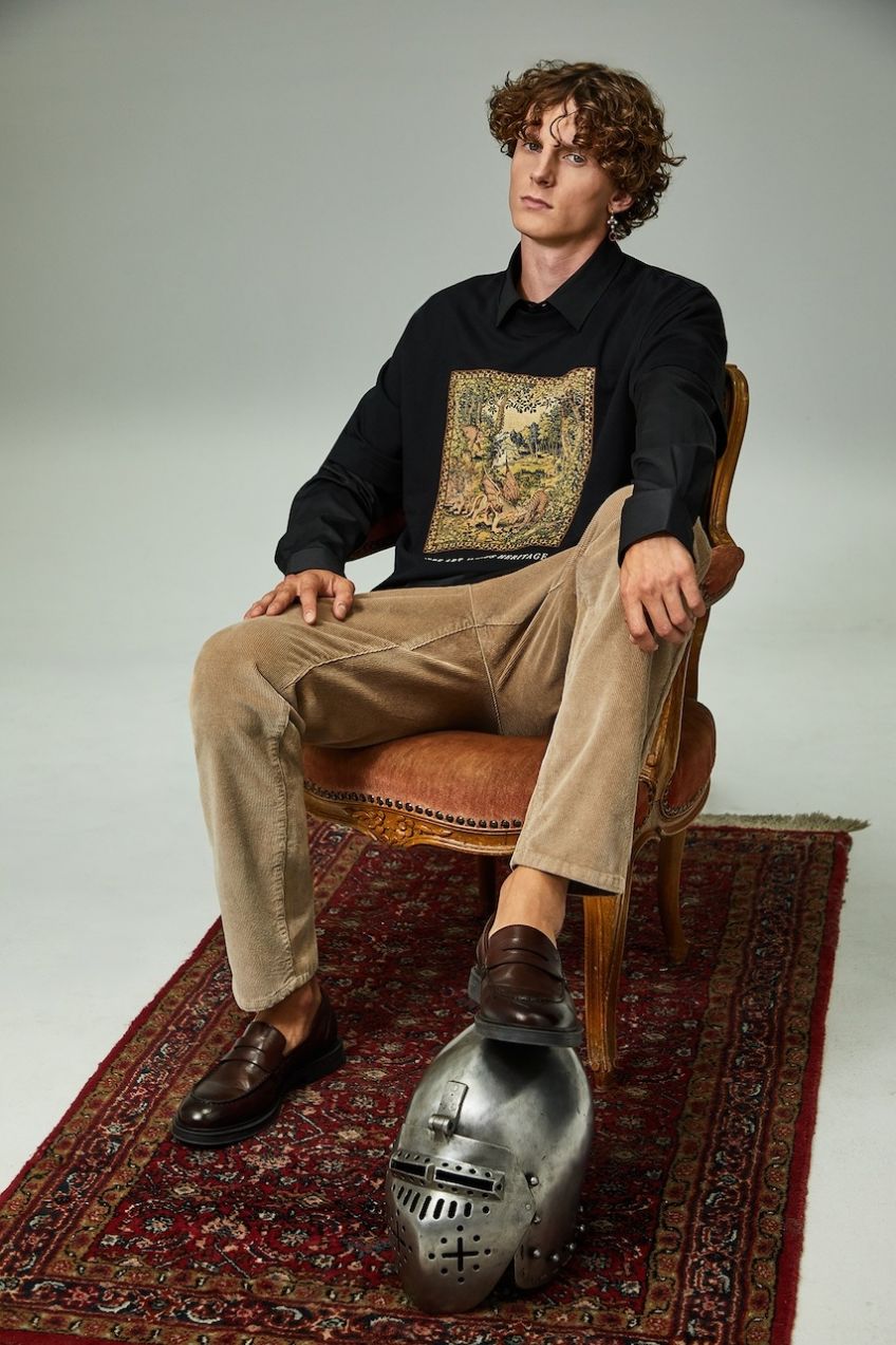 Bavlnené tričko Medicine pánske, čierna farba, s potlačou