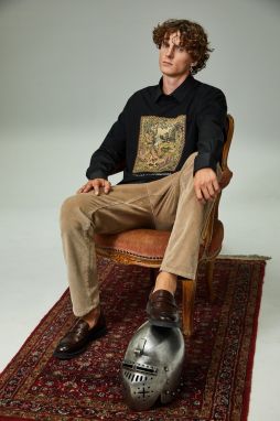 Bavlnené tričko Medicine pánske, čierna farba, s potlačou