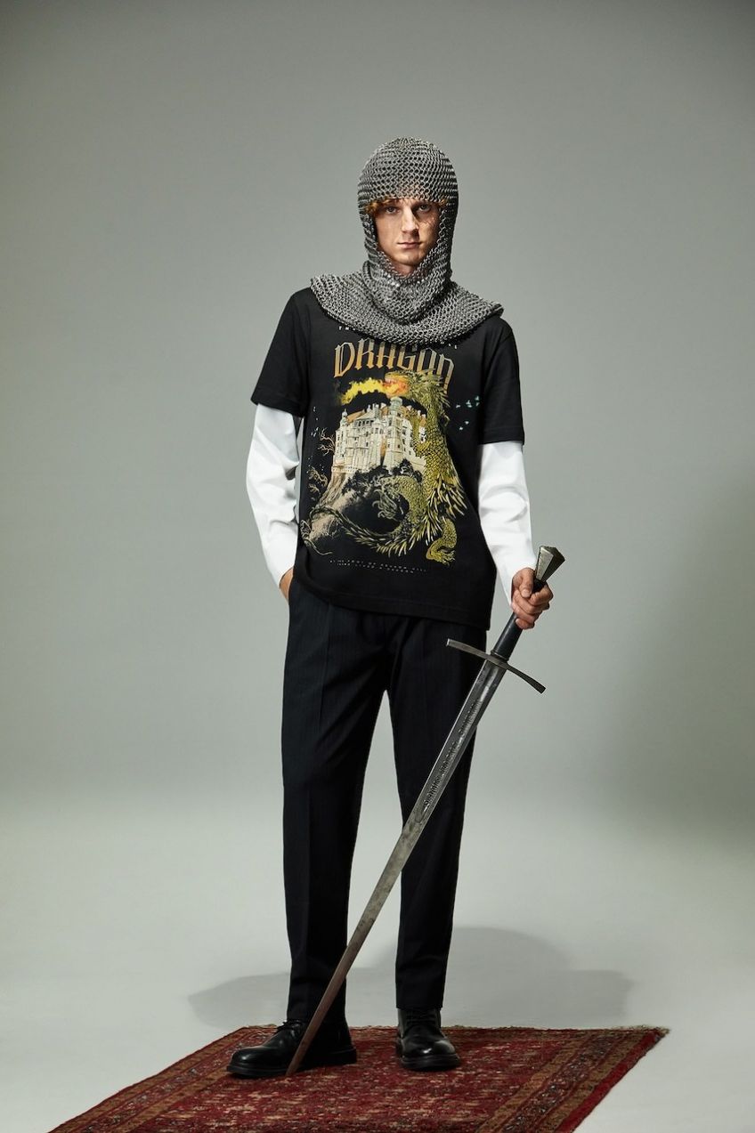 Bavlnené tričko Medicine pánske, čierna farba, s potlačou