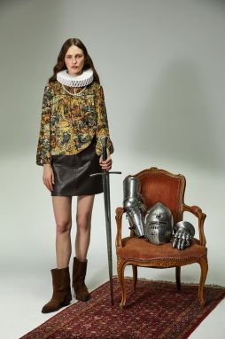 Blúzka Medicine viac farieb, vzorovaná