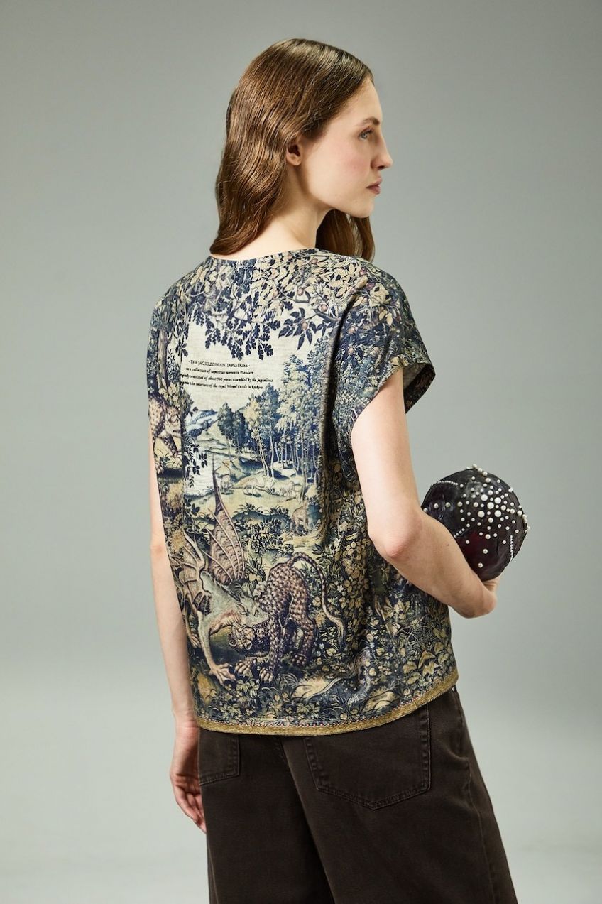 Tričko Medicine dámske, hnedá farba