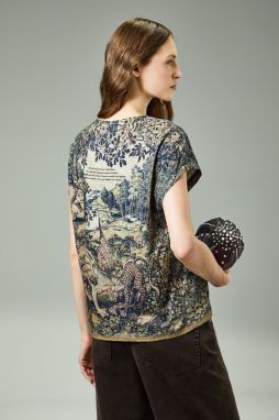 Tričko Medicine dámske, hnedá farba