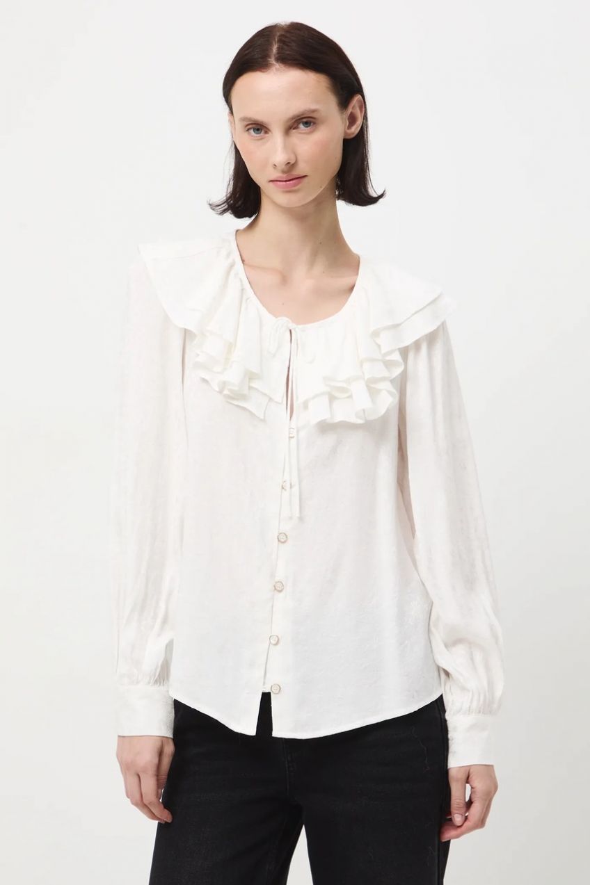 Blúzka Medicine biela farba, vzorovaná