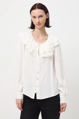 Blúzka Medicine biela farba, vzorovaná