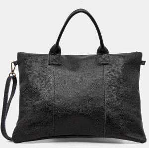 Kožená taška na notebook Answear.LAB čierna farba