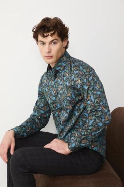 Košeľa Medicine viac farieb, slim, s klasickým golierom