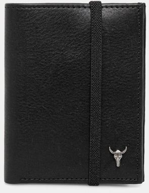 Kožená peňaženka Medicine čierna farba