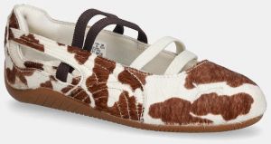 Kožené balerínky Puma Speedcat Ballet Cow Wns béžová farba, 407787