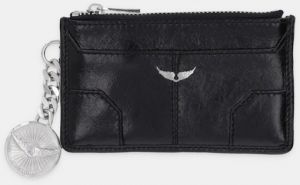 Kožená peňaženka ZADIG&VOLTAIRE čierna farba, LWBA02519