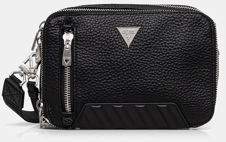 Malá taška Guess TORINO čierna farba, HMTOLG P5429