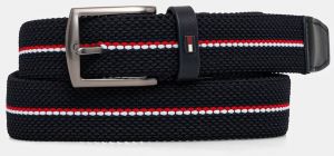 Opasok Tommy Hilfiger tmavomodrá farba, AM0AM13825