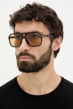 Slnečné okuliare Carrera hnedá farba