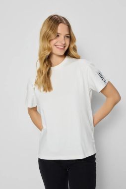 Bavlnené tričko Bizuu TISHAM dámske, béžová farba, TISHAM KREMOWY