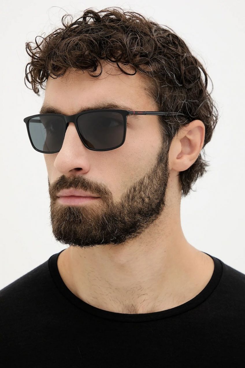 Slnečné okuliare HUGO čierna farba, HG 1374/S