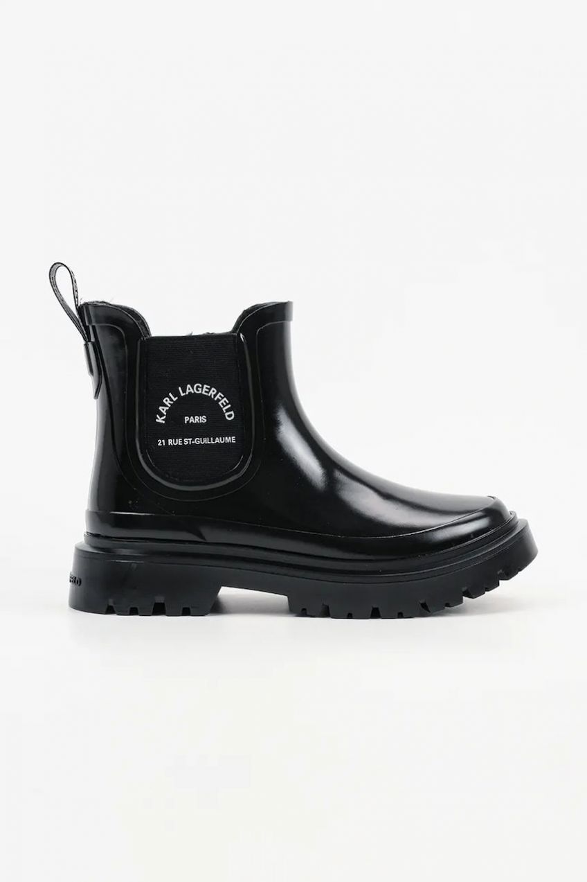 Gumáky Karl Lagerfeld K/TORRENT čierna farba, KL47140