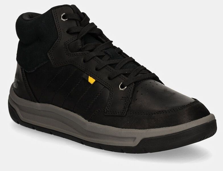 Kožené tenisky CAT Footwear APA CUSH MID čierna farba, P725848