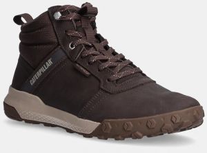 Nubukové čižmy CAT Footwear HEX READY MID WP hnedá farba, P726104