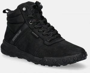 Nubukové topánky CAT Footwear HEX READY MID WP čierna farba, P726103