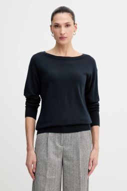 Vlnený sveter Sisley červená farba, ľahký, 11BAM1A48