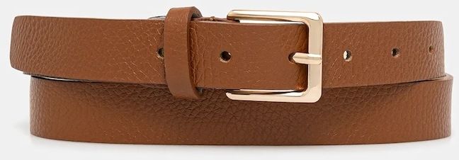 Kožený opasok Answear.LAB hnedá farba