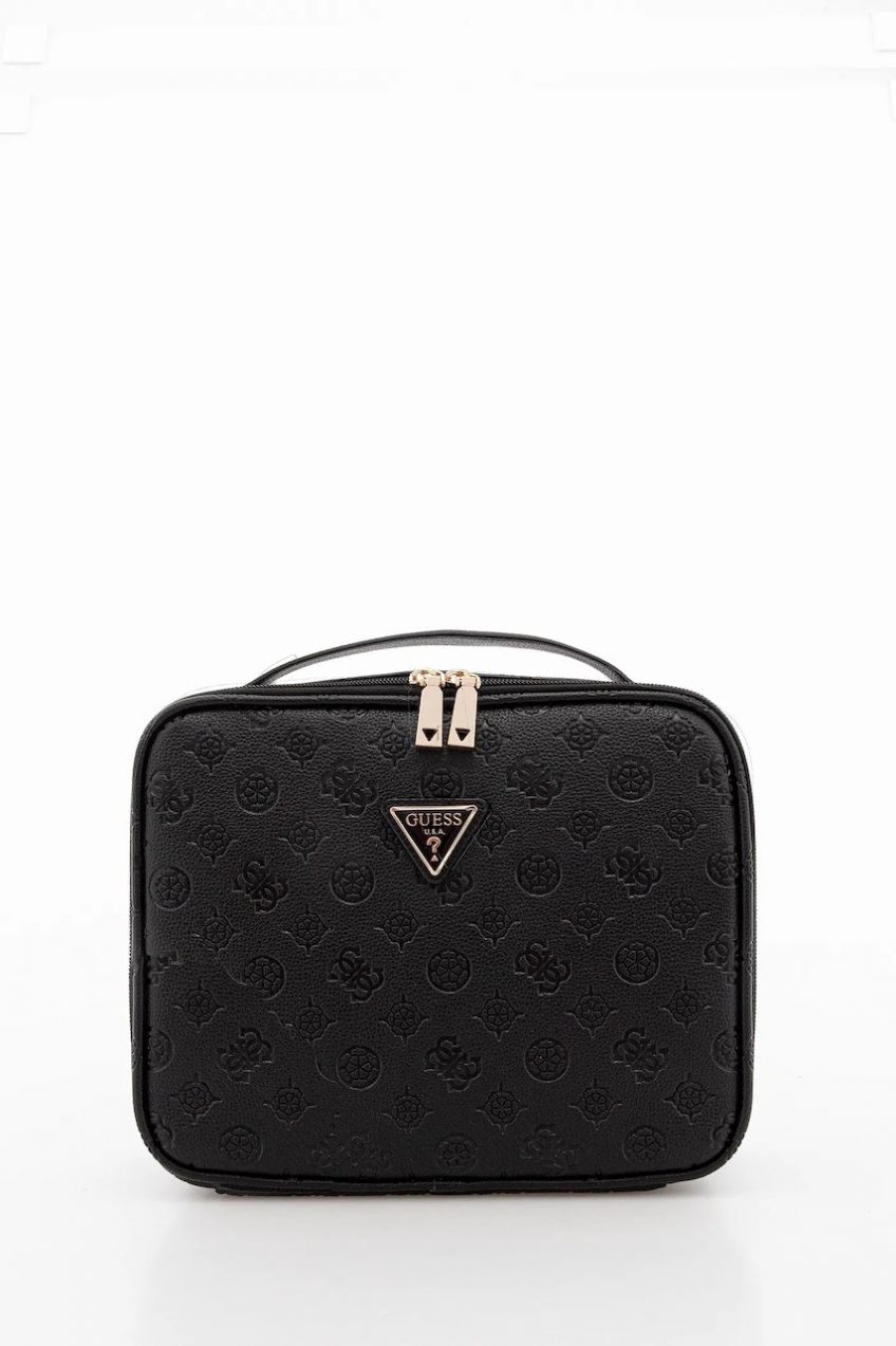 Kozmetická taška Guess čierna farba, TWDP74 52045