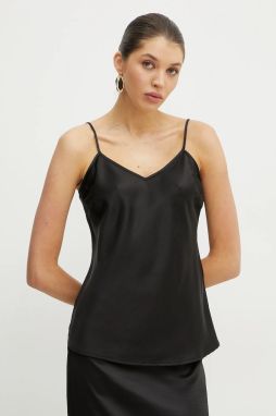 Blúzka Silvian Heach CIUBARA dámska, čierna farba, jednofarebná, GPP25171TO