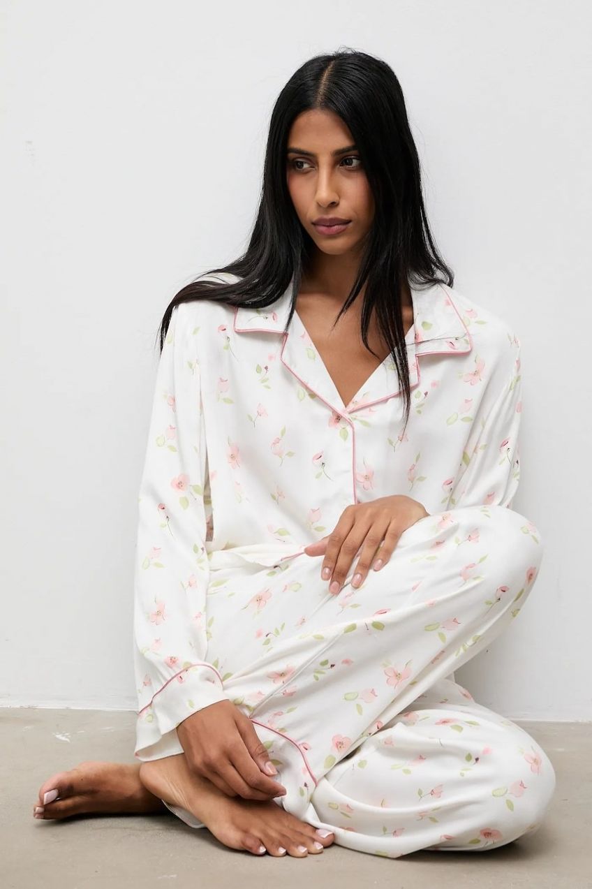 Pyžamo Answear.LAB dámske, béžová farba