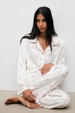 Pyžamo Answear.LAB dámske, béžová farba