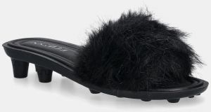 Šľapky Puma PUMA x FENTY čierna farba, na nízkom podpätku, 404768