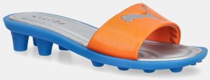 Šľapky Puma PUMA x FENTY modrá farba, na nízkom podpätku, 405980