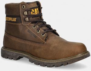 Nubukové topánky CAT Footwear COLORADO 2.0 WP hnedá farba, P110967