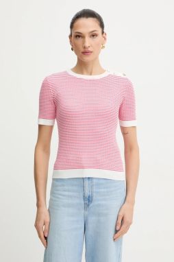 Blúzka Morgan ružová farba, pásikavé, MCAMELI