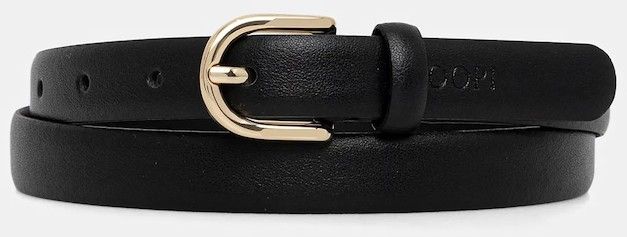Kožený opasok Joop! čierna farba, 8329