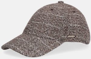 Čiapka s prímesou vlny Twinset hnedá farba, 252TO543A