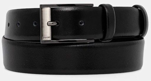 Kožený opasok Joop! čierna farba, 7002