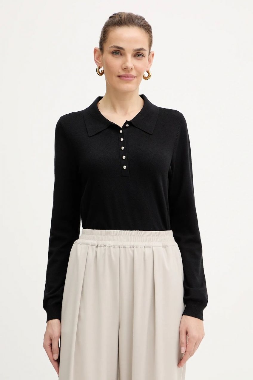 Sveter Morgan čierna farba, ľahký, MPOLI