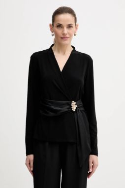 Blúzka Joseph Ribkoff čierna farba, jednofarebná, 254117