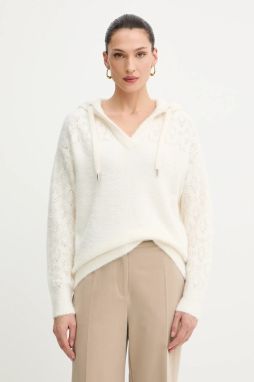 Sveter Morgan béžová farba, ľahký, MBALOU