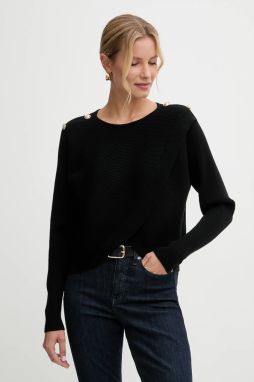 Sveter Morgan čierna farba, ľahký, MISSY