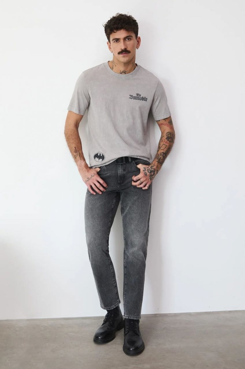 Bavlnené tričko Medicine pánske, šedá farba, s potlačou